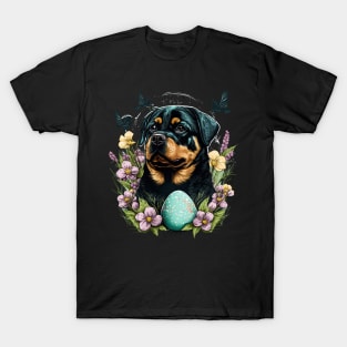 Rottweiler happy easter day T-Shirt